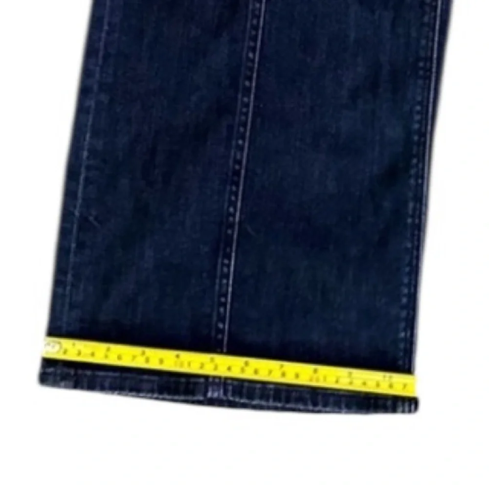 American Eagle Outfitters size 6 blue wash Super high -Rise Baggy wide leg - Picture 7 of 12